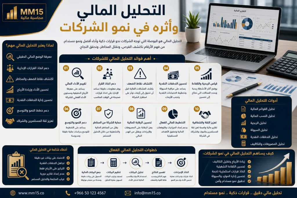 التحليل المالي وأثره في نمو الشركات