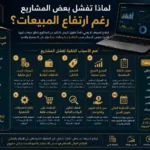 لماذا تفشل بعض المشاريع رغم ارتفاع المبيعات؟