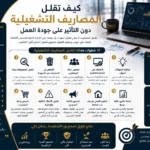 كيف تقلل المصاريف التشغيلية دون التأثير على جودة العمل